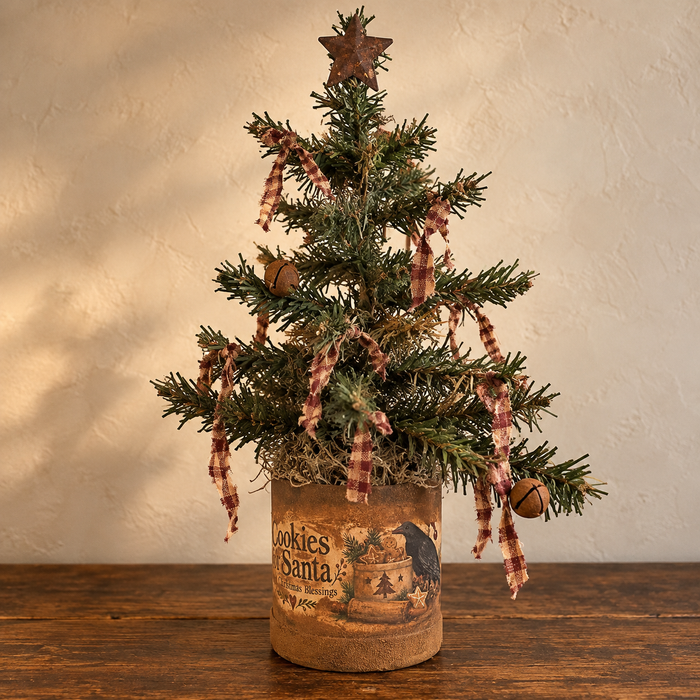 Cookies for Santa Primitive Christmas Tree — Crafted by CCD