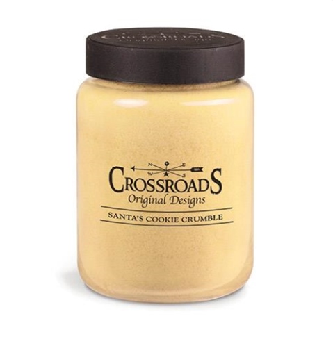 Santa's Cookie Crumble Jar Candle 26oz