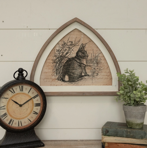 *Art mural de lapin reposant 