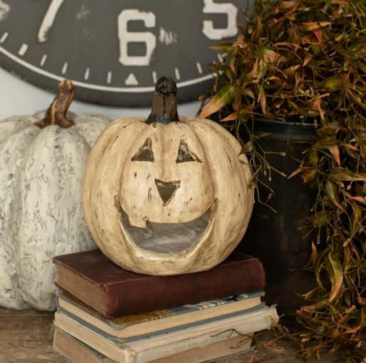 White, Big Mouth Pumpkin