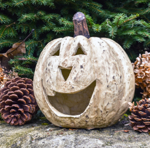 Calabaza blanca de boca grande 