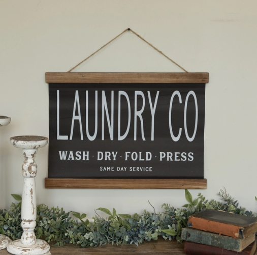 *Hanging Laundry Co. Sign