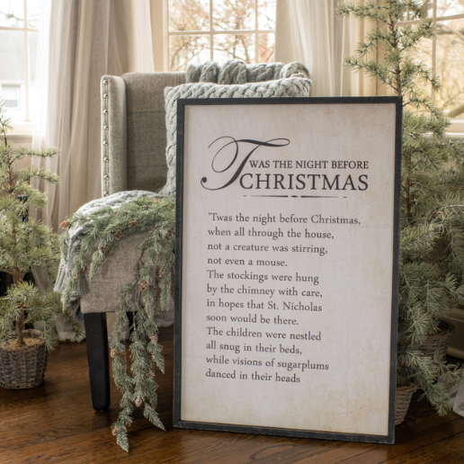 Twas The Night Before Sign