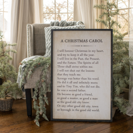 *A Christmas Carol Sign