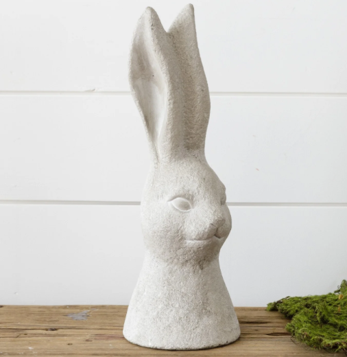 *Cement Tabletop Rabbit Stature