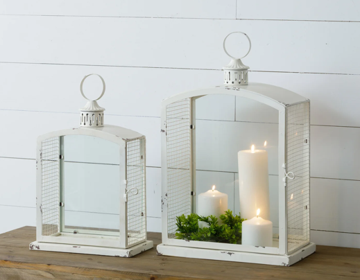 Lanterne antique avec maille 