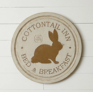 *Cottontail Inn Bed And Breakfast Sign