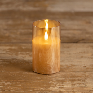*Champagne Glass 3D Flam Candle