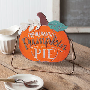 *Fresh Baked Pumpkin Pie A-Frame Tabletop Sign