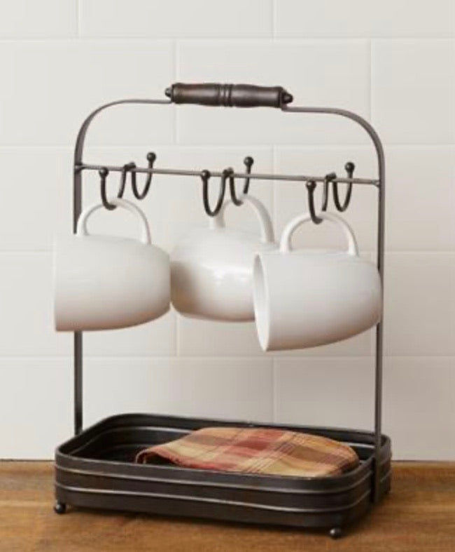 *Cintre à tasse avec plateau 