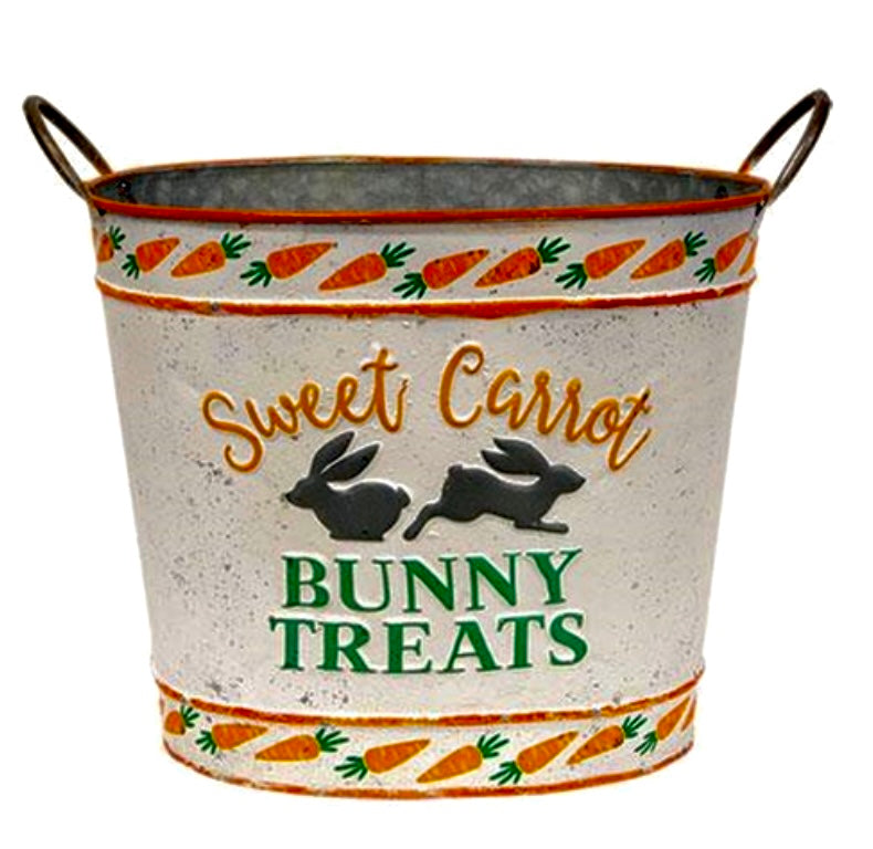 *Sweet Carrot Bunny Treats Oval Bucket
