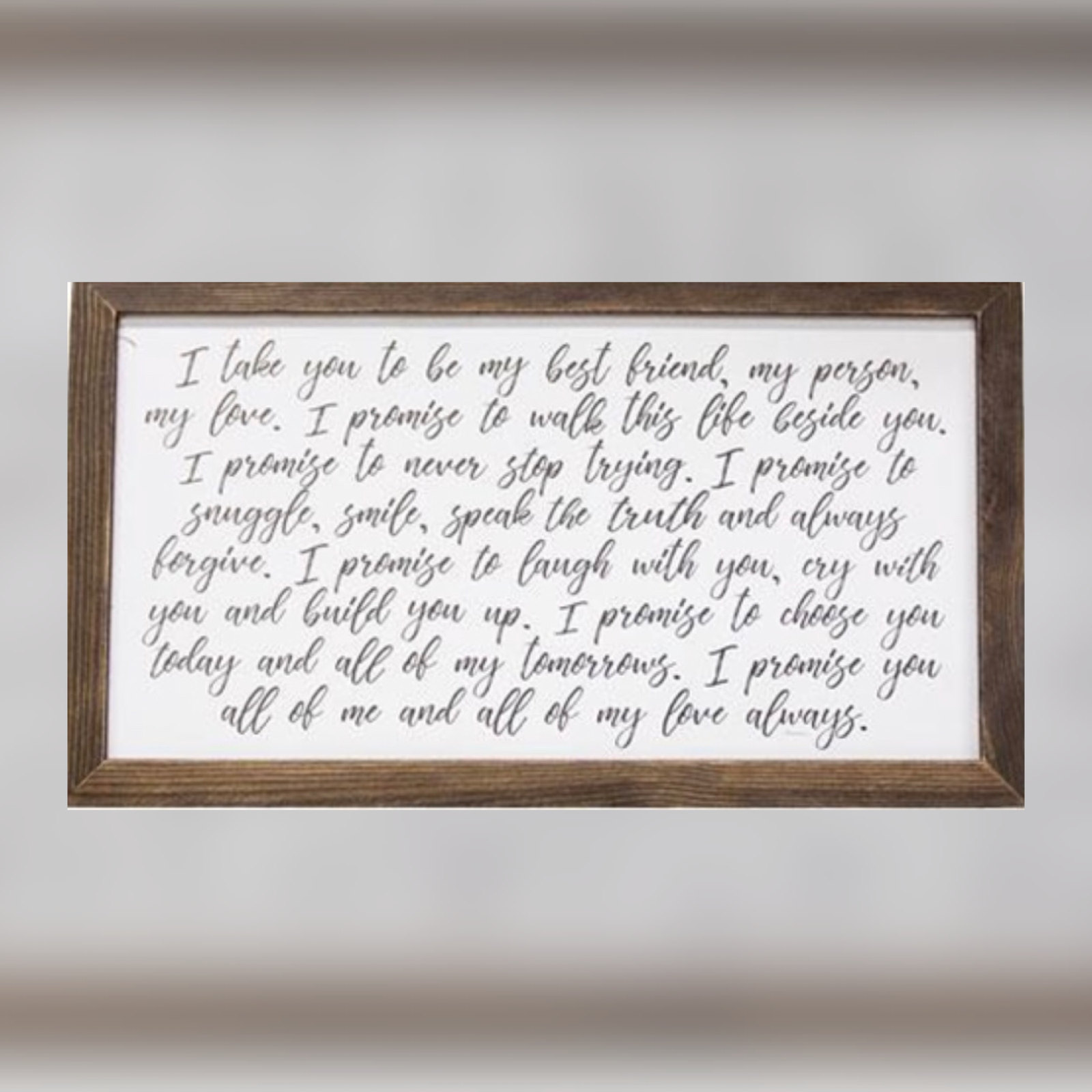 *Mon vœu, impression encadrée 